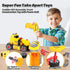 FLY2SKY 7 in 1 Take Apart Toys for Boys Ages 3-8, Electric Drill Construction Set, DIY Engineering Building Toy Gift
