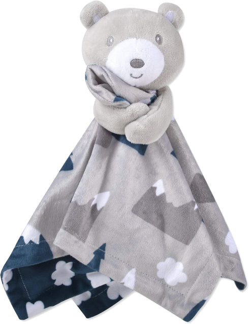 Minky Animal Snuggler Lovey Blanket for Kids, Babies, Gender Neutral Security Blanket with Stuffed Animal (Beloved