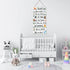 JEVUVU Woodland Nursery Room Decor for Baby Bedroom - Jungle Safari Animal Theme Wall Decor for Toddler Boy or Girl