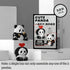 Mini Building Blocks Panda Sets, 389 PCS Cute Micro Mini Panda Building Bricks for Party Favors