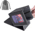 MTG Deck Box for Commander Display, Fits 100 Double Sleeved Cards, Black/Grey Card Storage Box with Dividers