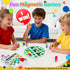 Oriventa 2-in-1 20 (10 8-12, Magnetic Chess Game with Silicone Board & String, Colorful Magnetic Stones Colors)