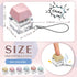 6 Taiyin Pcs Keyboard Toy Clicker Keyboard Fidget Keychain Decompression Toys Button Stress Relief Gifts for Adult