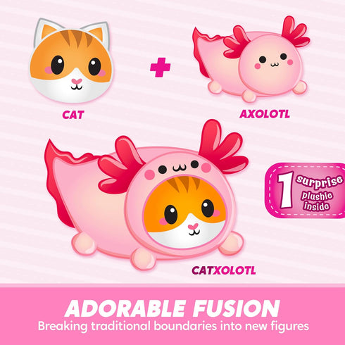 11" JOYIN Axolotl Plush Toy, Kawaii Axolotl Cat Plush Toy, Soft Plushie, Cute Stuffed Animal Pillow for Kids