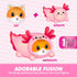 11" JOYIN Axolotl Plush Toy, Kawaii Axolotl Cat Plush Toy, Soft Plushie, Cute Stuffed Animal Pillow for Kids