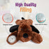 5lbs 20'' Cuddle Buds Weighted Dog Stuffed Animal for Sensory Needs, Plush Dog, Weighted Stuffed Animals for Adults