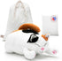 Weighted Stuffed Animal - 5 lbs, 20" Large Cat Plush for Anxiety - Microwavable Weighted Plush for Adults & Kids