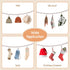 Poefditev 20 Stuffed Animal Storage Chain Boho Room Decor, Hanging Stuffed Animal Holder with Metal Clips, Macrame