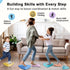 Non-Slip Stepping Stones for Kids, 6 Pcs Macaron Balance River Stones for Indoor & Outdoor Obstacle Courses, Sensory
