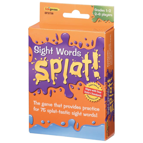 Edupress Sight Word Splat! Game, Grades 1 to 2, Teacher Created Resources
