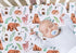 Jola's House 4 Pack Set Woodland Forest Animals Wood Neutral Unisex Fitted Baby Crib Sheets for Baby Boys or Girls