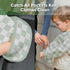 2 Pack 6-24M haakaa Baby Smock Bib (Long Sleeve + Short Sleeve), Waterproof + Easy Clean Toddler Feeding Bib