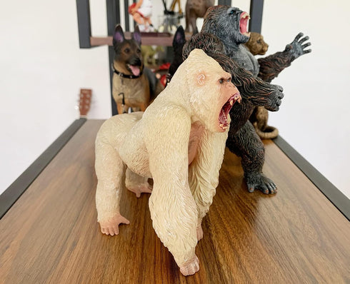 Gorilla King Kong Action Figure - Rampage Gorilla Fight Mode Solid Wild Animal Figurines for Role Playing