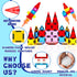 Set, 3+, 32 Mini Magnetic Tiles for Kids, Magnetic Building Construction STEM Travel Toys for Boy Girl Ages Montessori