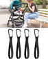 NUEAYMS Set 4 of Nylon Hooks for Baby Carrier and Pet Walker Multipurpose Carabiner Clip for Bicycle and Shopping Cart
