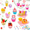 Sendhjurf Making Mini Food Toy,DIY Craft Kits,Mini Collectibles,Dollhouse Accessories,Cream Play,Create and Display Imitation
