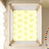 miaozhen 1 Pack 52x28 Cotton Baby Crib Sheets Soft Comfy Ghothic Pegasus Pastel Yellow Boy Girl Crib Sheet for Nursery