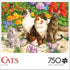 Buffalo Games - John Francis - Cat Flora - 750 Piece Jigsaw Puzzle for Adults Challenging Puzzle Perfect for Game Nights - Finished Puzzle Size is 24.00 x 18.00