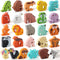 BESTAMTOY 52 Pieces Matching Game, Wooden Alphabet Animal Puzzles for Toddlers, ABC Peg