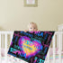 Personalized Custom Baby Blanket with Name - Fleece Bed Throw Blanket Swaddle for Newborns to Toddlers - Perfect