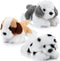Skylety 7.87 Inches Plush Dog Stuffed Animal, Soft Puppy Pillow Toy Set for Girls Kids Dog Theme Party Favor
