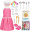 MEIDAYAI Kids Cooking Baking Set , Kids Kitchen Pretend Play Toys, Children Chef