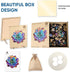 500 16.4'' 16.7'' Delobil Stained Glass Succulent Wooden Puzzles for Adults, Pieces Mandala Jigsaw Puzzles, Unique