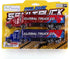 Set 2, ArtCreativity Semi Truck Toys for Boys, of Pull Back Truck Toys for Kids in Red & Blue, Trailer Trucks for Hours