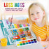 Merka Kids Placemat for Dining Table, 4 Pack Educational Placemats, Silicone Reusable & Wipeable