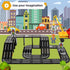 Pack, 3+Year Aukit Magnetic Tiles Road Expansion Magnetic Building Blocks Construction Toys for Old Boys Girls, Kids