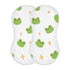 WELLDAY Muslin Baby Burp Cloths Set of 1, Soft Absorbent Cute Frog Muslin