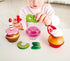 Set Hape Colorful Wooden Cupcakes - Pretend Play Food