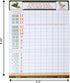 100 (8.25" 5.5") Regal Games Mexican Train Score Pads & Chicken Foot Dominoes Game for Adults - Ideal for Family Fun