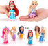 Liberty Imports 12 Pack Miniature Royal Princess Toddler Dolls with Dresses, Girls Fashion Party Favor Collection