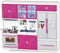 Doll Kitchen Playset for Kids, My Modern Mini Kitchen House Furniture Pretend