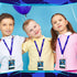 16 Pieces Blue Video Game VIP Pass Holder Tickets Set, Gamer Party Favors, Game Ticket Holder for Birthday Supplies