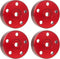 Aluminum Wheel Hex Hub Adapters for Tamiya Super ClodBuster Bullhead Upgrades (Red)