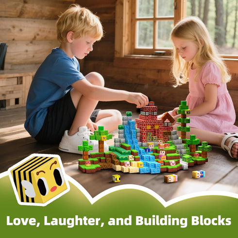 100PCS 3 4 5 6 7 8 9 10 11 12 idoot Magnetic Building Blocks for Kids, Magnetic Cube Game for Boys and Girls, STEM