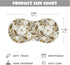 decor gift 4 Pack 22x11in Cotton Soft Burp Cloths Good Absorbent? White Flowers Sring Pattern wash Cloth for Babies