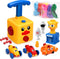 FUNWISH Balloon Launcher Car Toy Set,Balloon Powered Car for Kids Boys Girls 3+