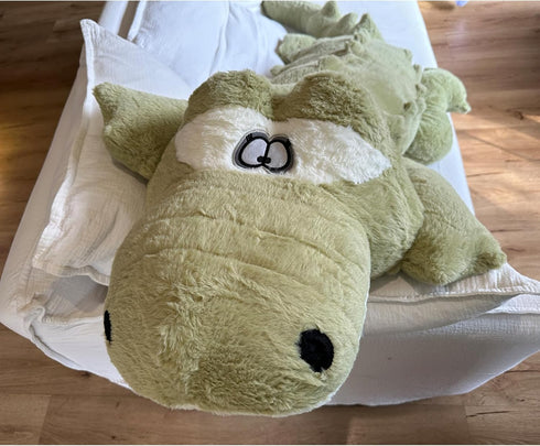 Hofun4U 46 inch Alligator Plush Pillow, Alligator Stuffed Animal, Home Decoration Christmas Valentines Birthday Gift