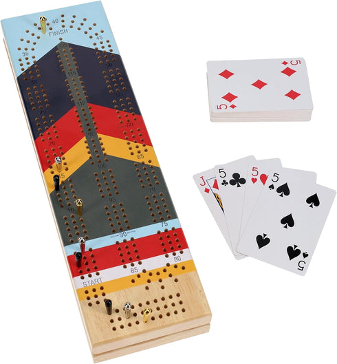 Canoe Cribbage Board