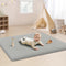 PapaMama Baby Play Mat for Floor,1.3" Thick Elasti-Foam 50"50" Playpen Mat for Tummy