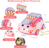 18M+ Baby Phone Toy,Baby Toy Phone Cartoon Baby Piano Music Light Toy Children Pretend Phone, Kids Cell Phone Girl