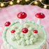 30 Pack jarbins Mushroom Cake Decorations Red Mini Mushroom Toothpicks Foam Cupcake Toppers Mushroom Cake Picks
