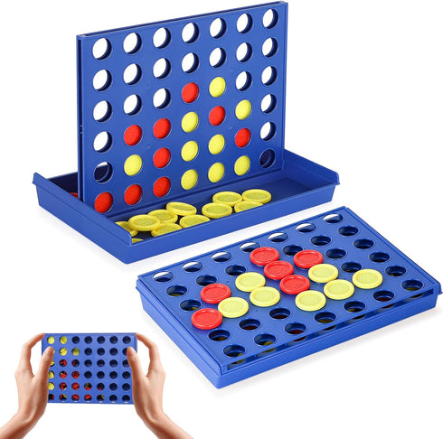 Mini 4 in a Row Connect Game Travel Board Game (Small) 7x4.8 Inch