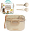 Lulyboo Baby Formula Milk Powder Container - Travel-Friendly, Airtight Storage with Scoop