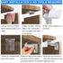 Buumook 6 Pack Upgraded Invisible Baby Proofing Cabinet Latch Locks - No Drilling or Tools Required, Children Proof