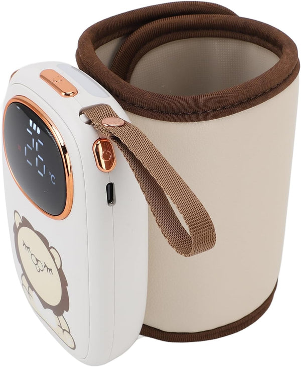 Portable USB Baby Bottle Warmer for Travel - Constant Temperature Sleeve