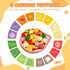 Set, 25 Playset 3-5 Wooden Pizza Toy Pcs Cutting Toys Kitchen Pretend Play Accessories, Pizza for Year Old Boys & Girls